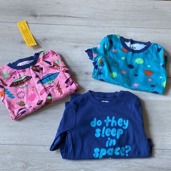 Spotted Zebra Girls' Snug-Fit Pajama Sleepware Sets Multi Pk S 6-7 NWT IN PKG‎ - Picture 6 of 6